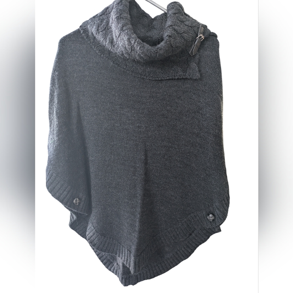 🌞4/20$ Dark Gray Sweater Poncho